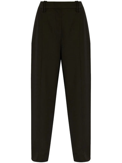 High-Rise Straight Trousers