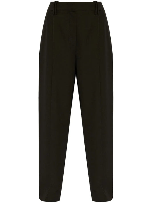 High-Rise Straight Trousers