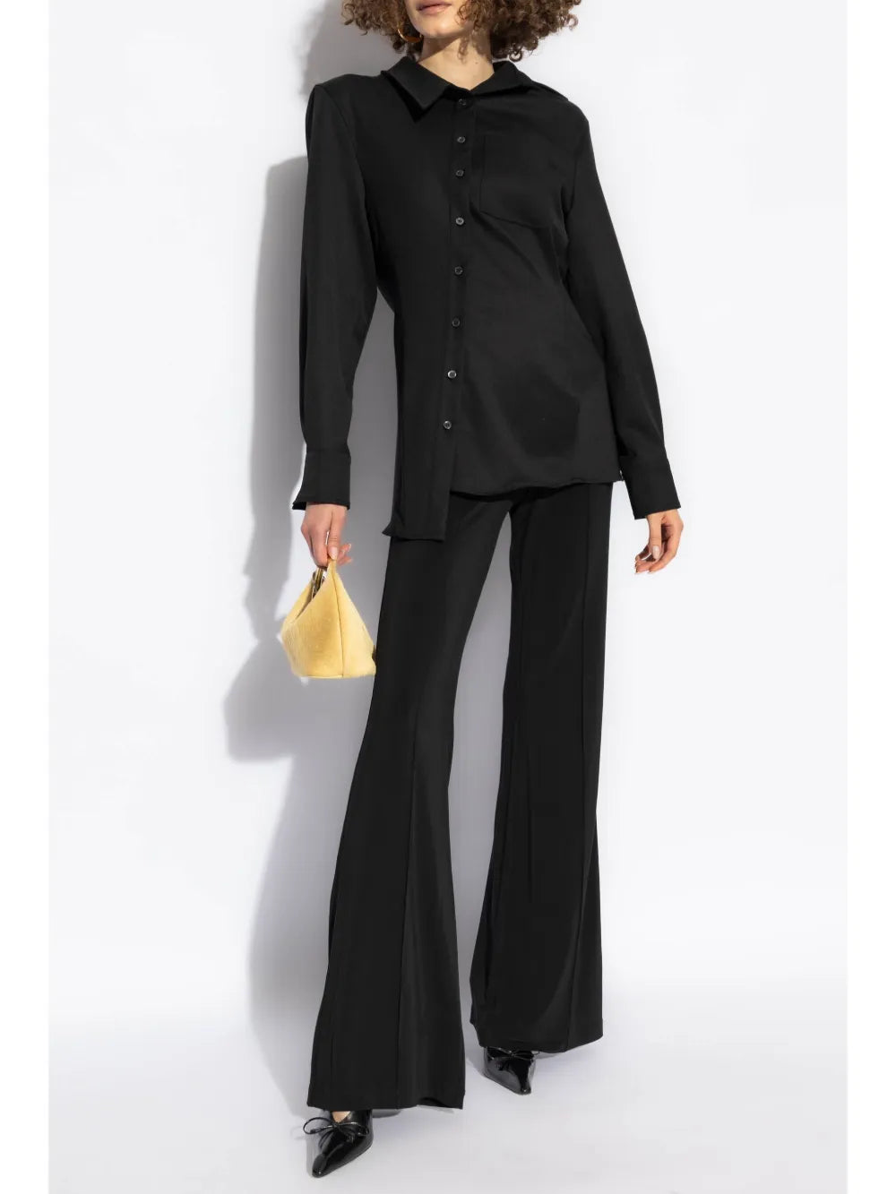 Asymmetric Long-Sleeve Shirt