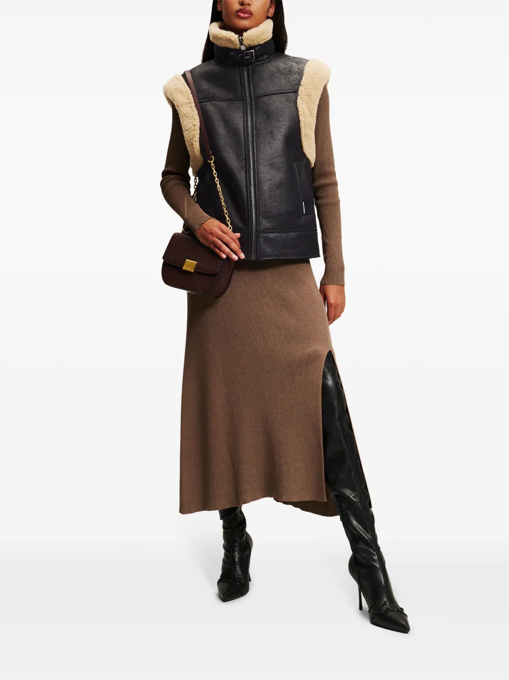 High-Neck Gilet