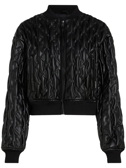 Quilted Bomber Jacket