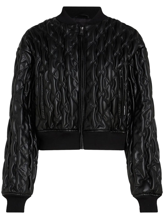 Quilted Bomber Jacket