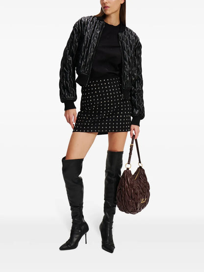 Quilted Bomber Jacket