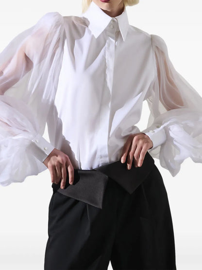 Kl Studio Voluminous Cotton-Silk Shirt