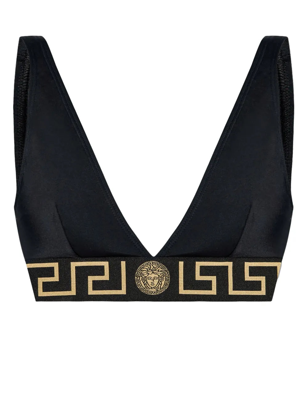 Logo-Underband Bikini Top