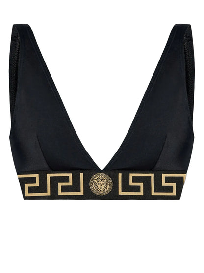 Logo-Underband Bikini Top