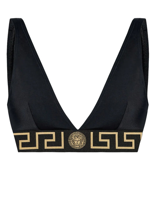 Logo-Underband Bikini Top
