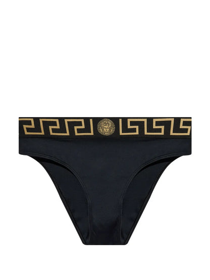 Logo-Waistband Bikini Bottoms