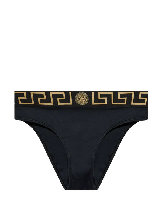 Logo-Waistband Bikini Bottoms