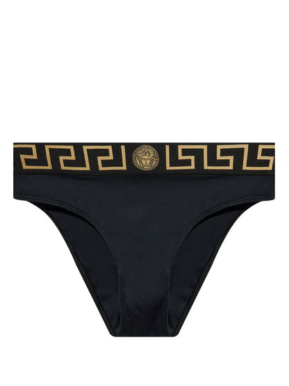 Logo-Waistband Bikini Bottoms