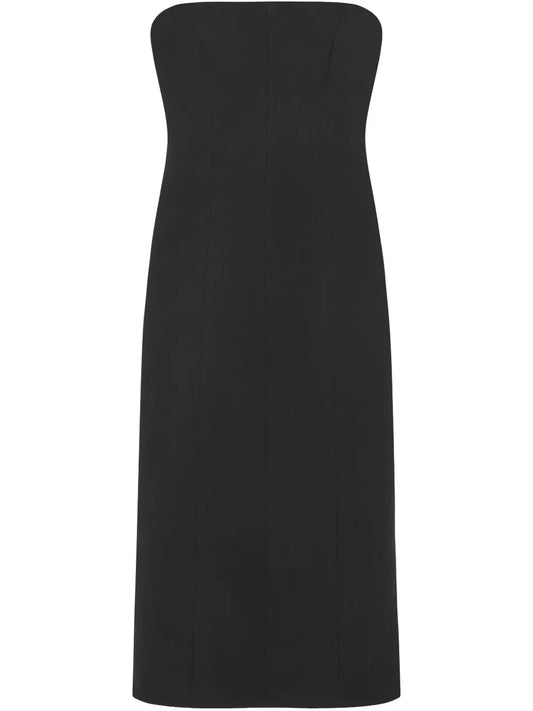 Noctula Crepe Midi Dress
