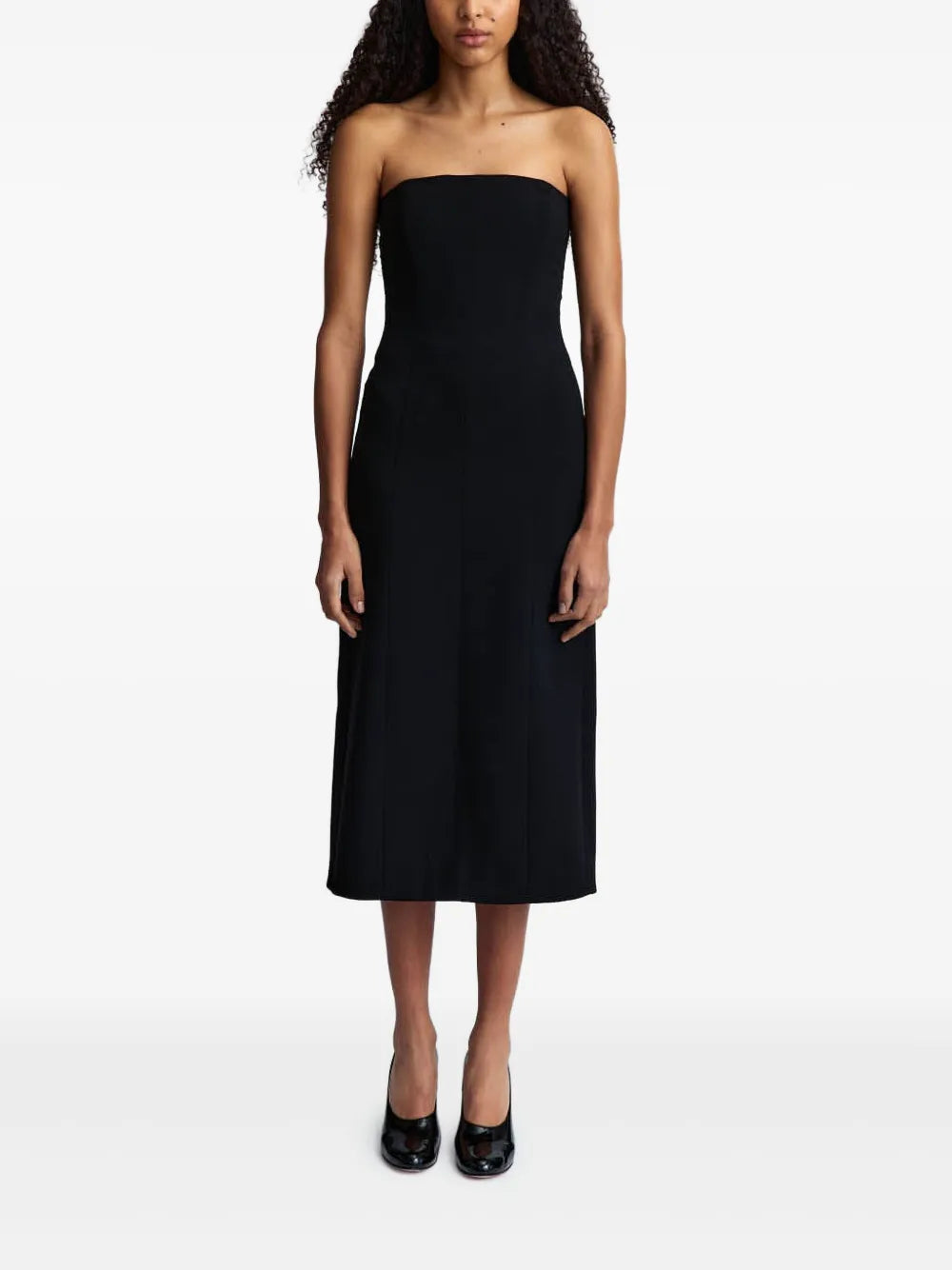 Noctula Crepe Midi Dress