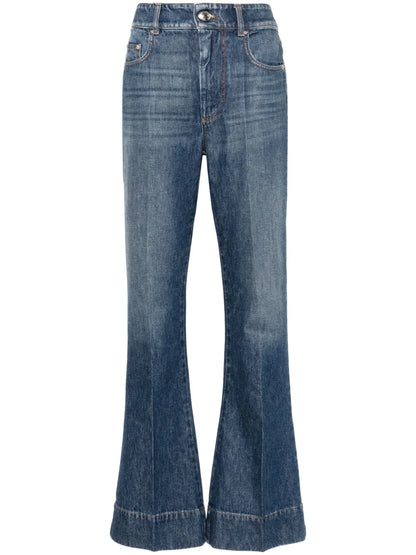 High-Rise Bootcut Jeans