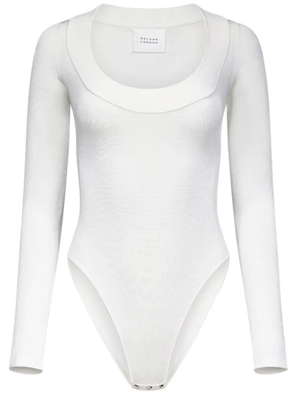 Sasha Boat-Neck Bodysuit