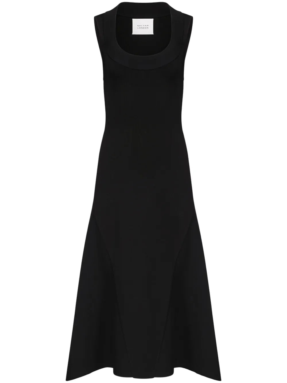 Claudia Scoop-Neck Midi Dress