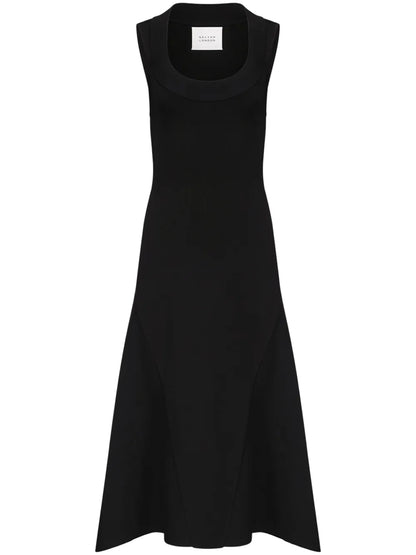Claudia Scoop-Neck Midi Dress