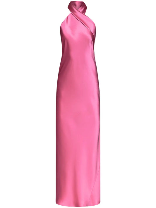 Pandora Halterneck Satin Dress