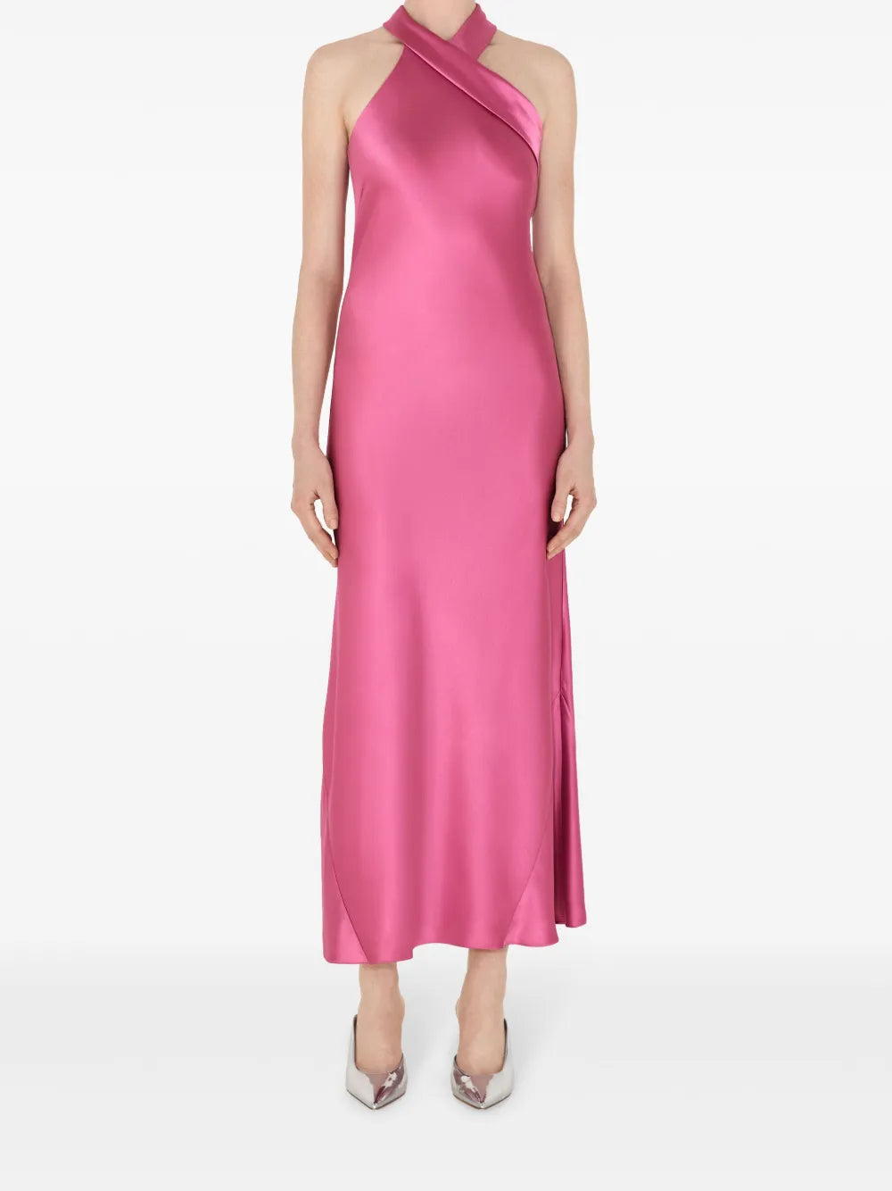 Pandora Halterneck Satin Dress