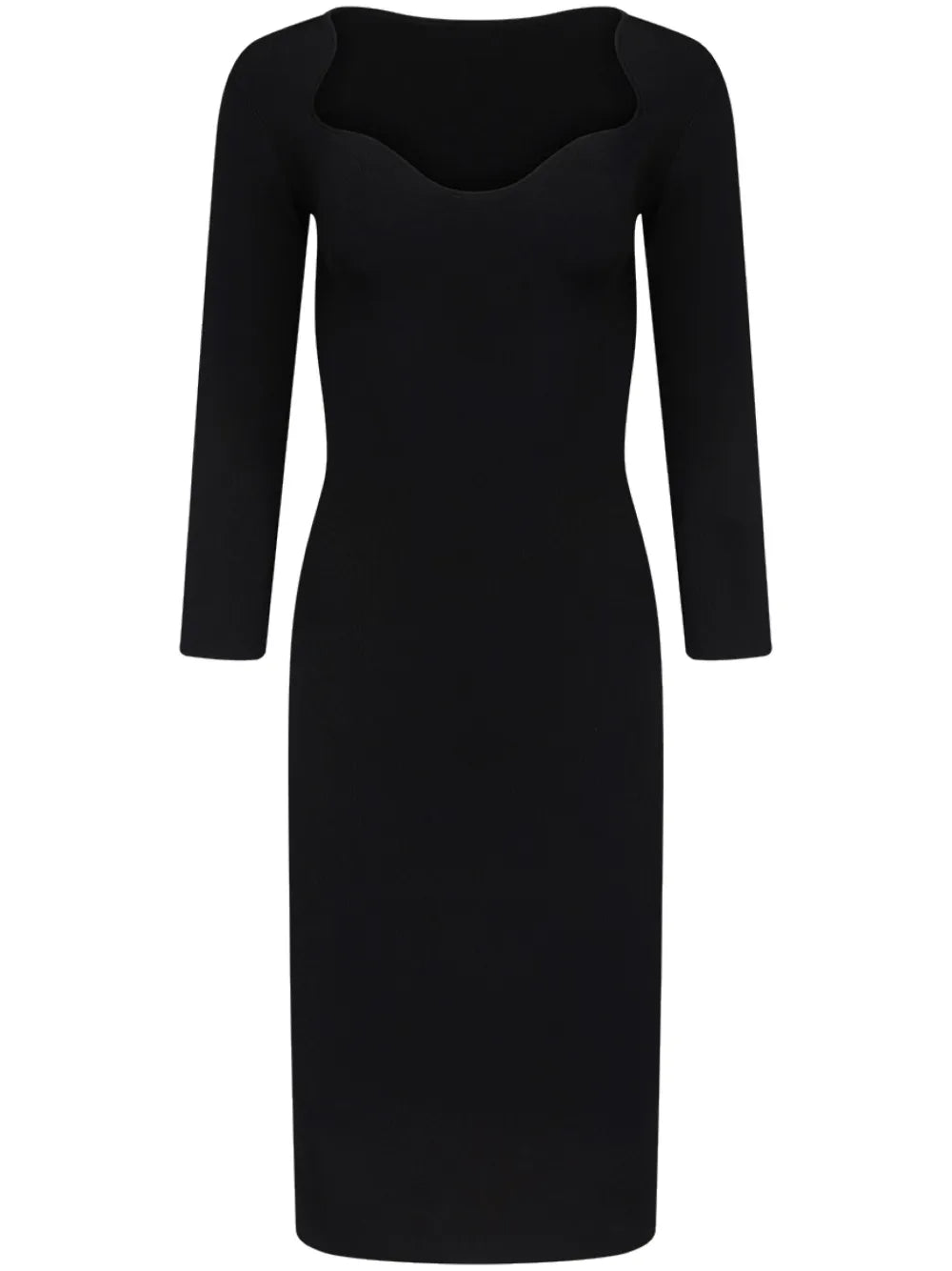 Kaia Stretch-Knit Midi Dress