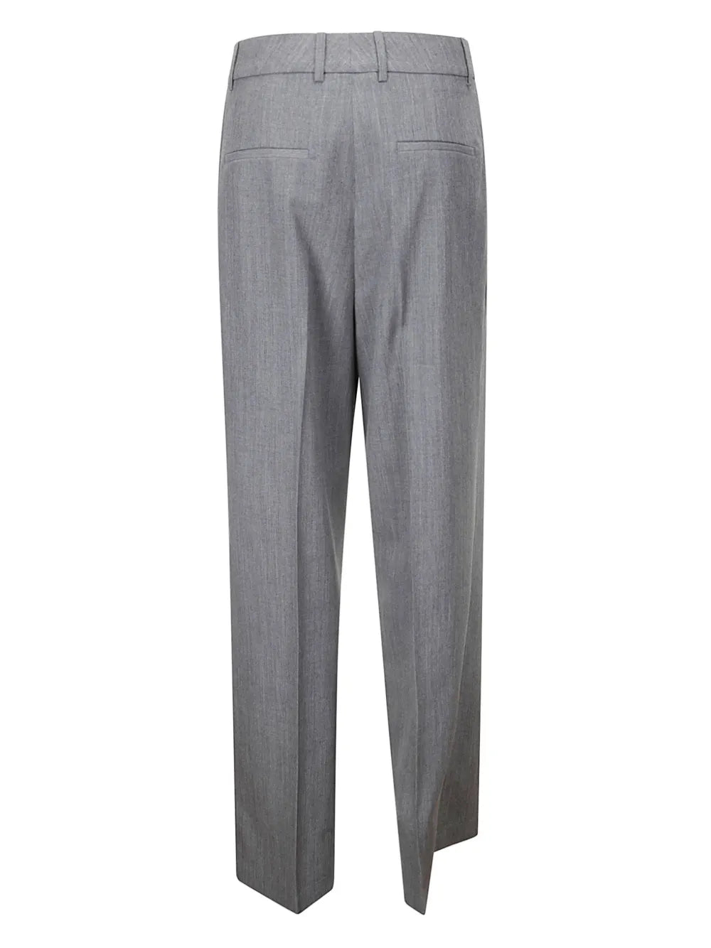 Pleated Slim-Fit Trousers