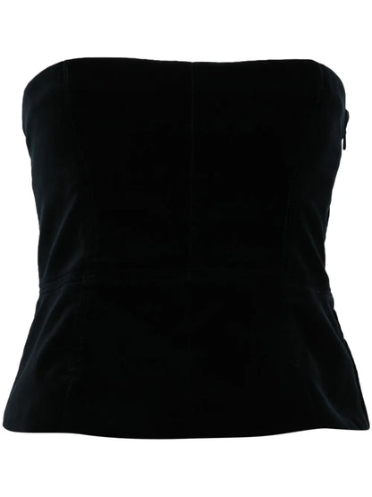 Cotton Velvet Corset