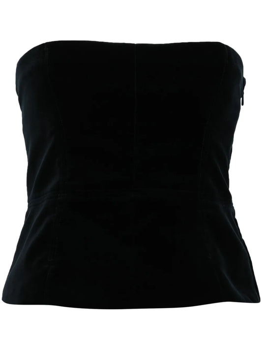 Cotton Velvet Corset