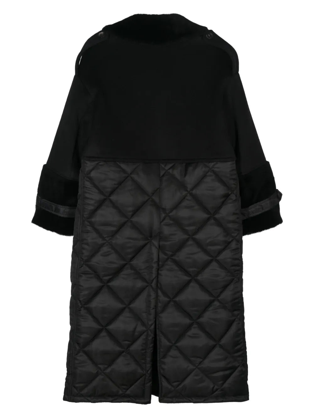 Double-Breasted Panelled Coat