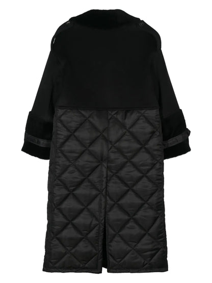 Double-Breasted Panelled Coat