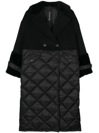 Double-Breasted Panelled Coat