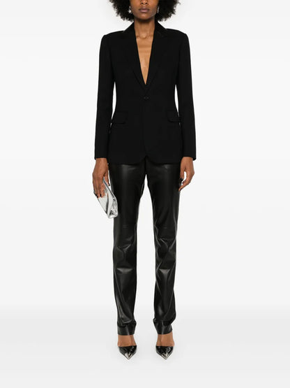 Lace-Up Detailed Blazer
