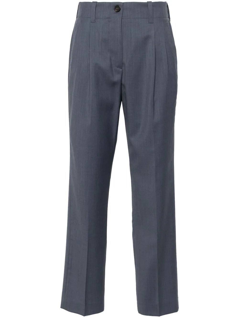 Pleat-Detail Tailored Trousers