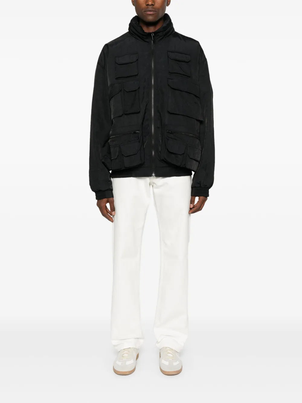 Hooded Cargo Windbreaker