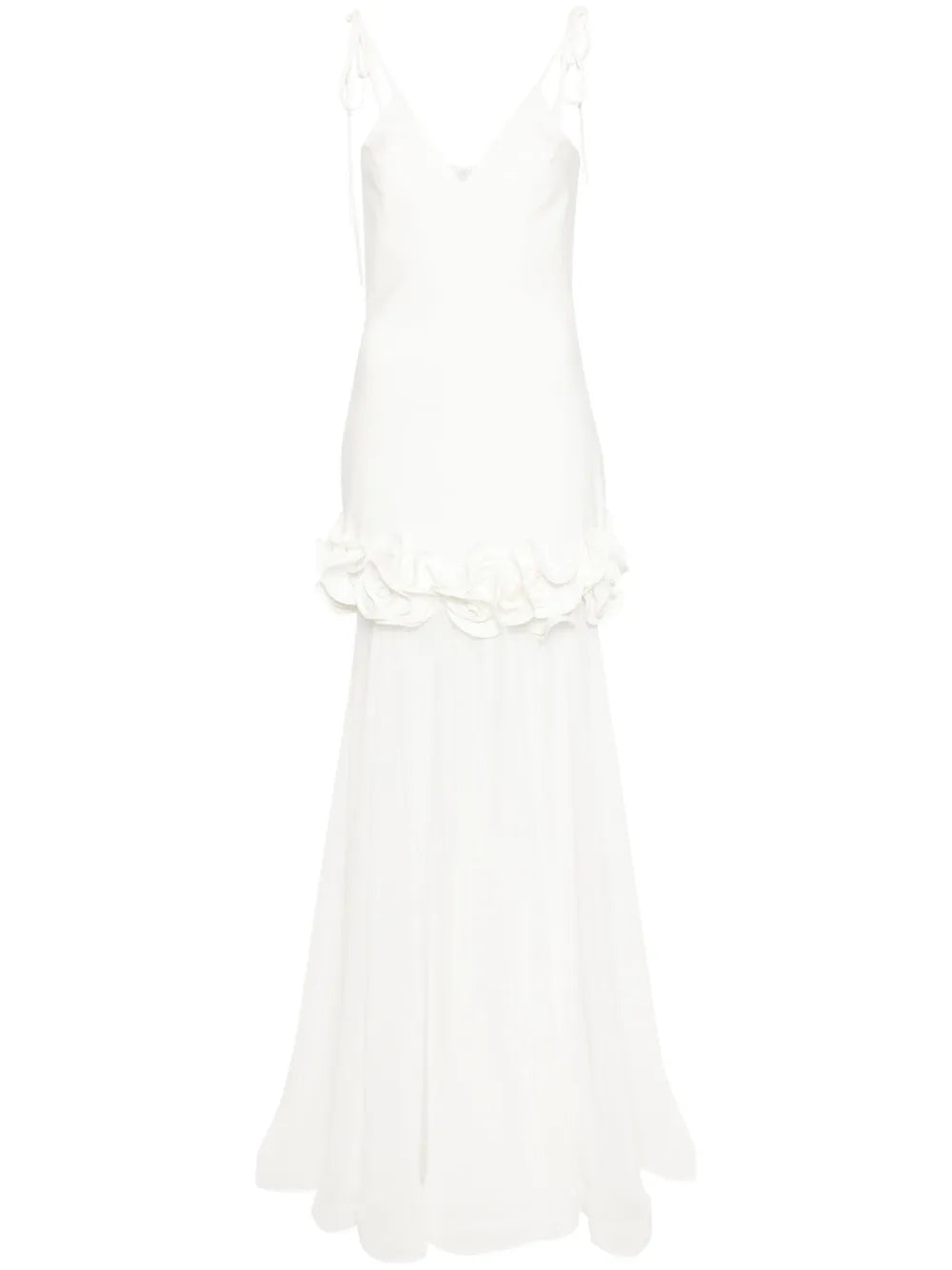 Floral-Appliqué Dress