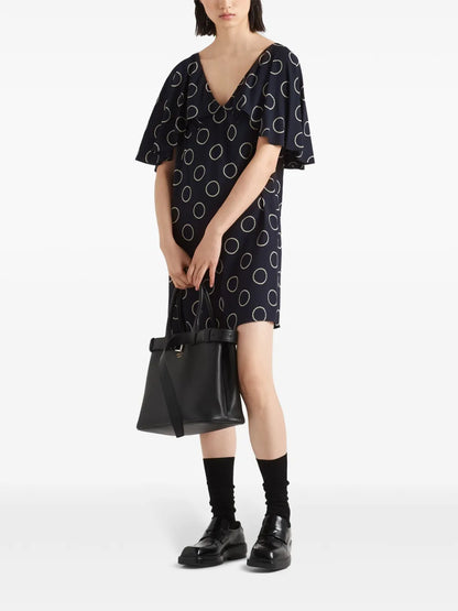Printed Mini-Dress