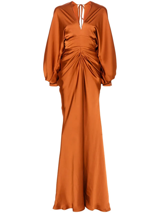 Satin Maxi Dress