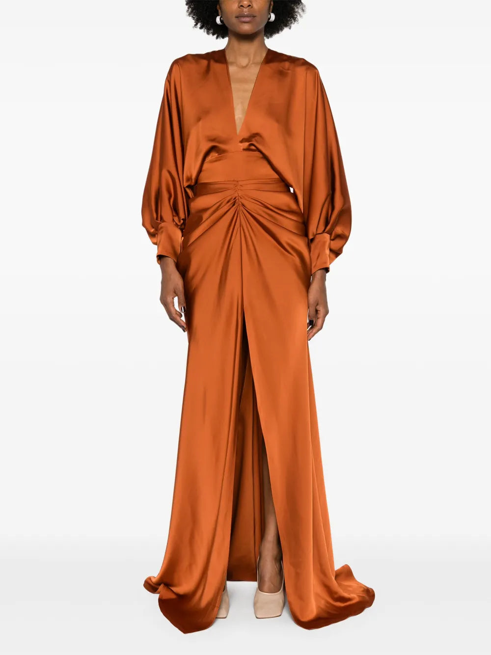 Satin Maxi Dress