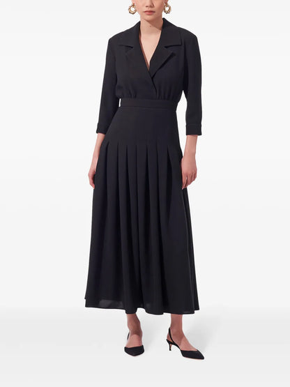Pleated Maxi Dress