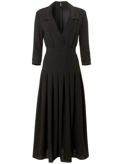 Pleated Maxi Dress