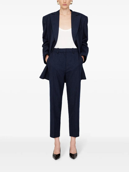 Blaine Pinstriped Tailored Trousers
