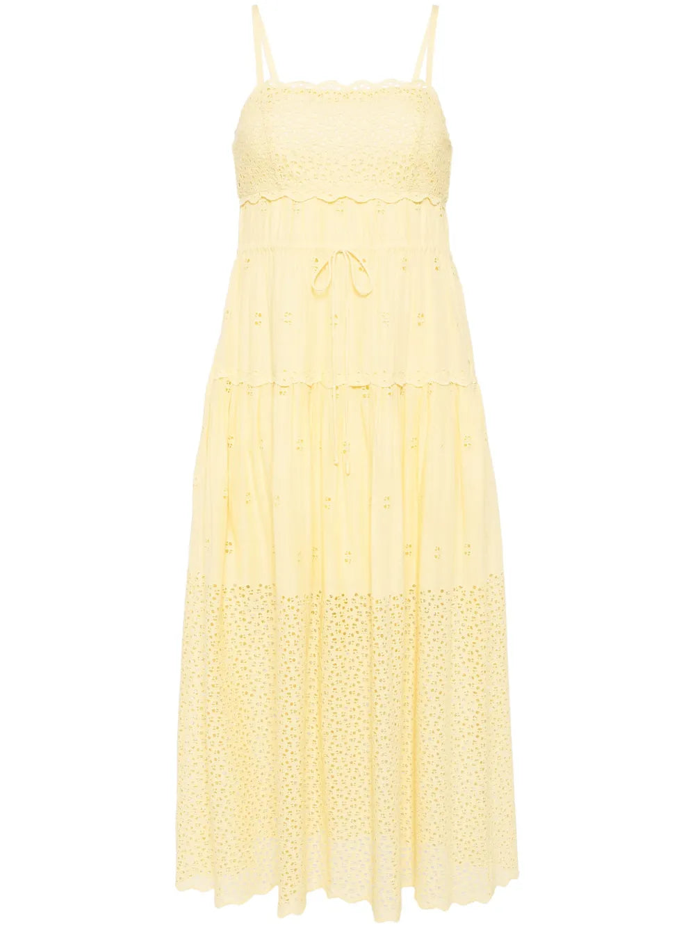 Isadore Broderie-Anglaise Midi Dress