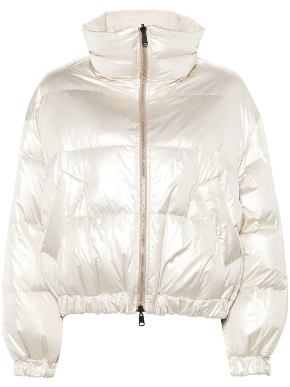 Iridescent-Effect Down Jacket