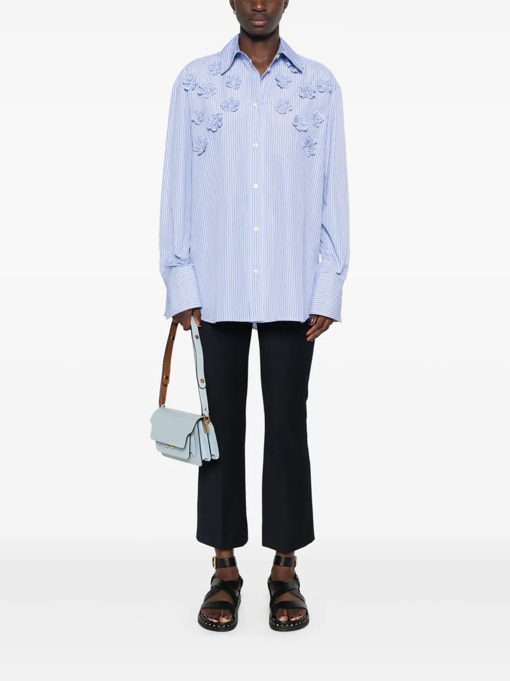 Slim-Fit Twill Trousers