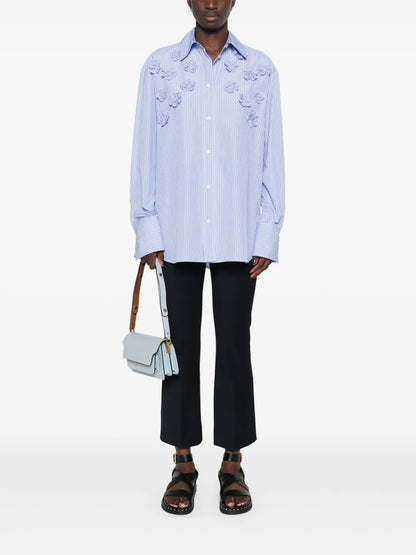 Slim-Fit Twill Trousers