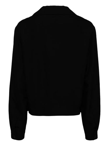 Single-Breasted Cropped Jacket