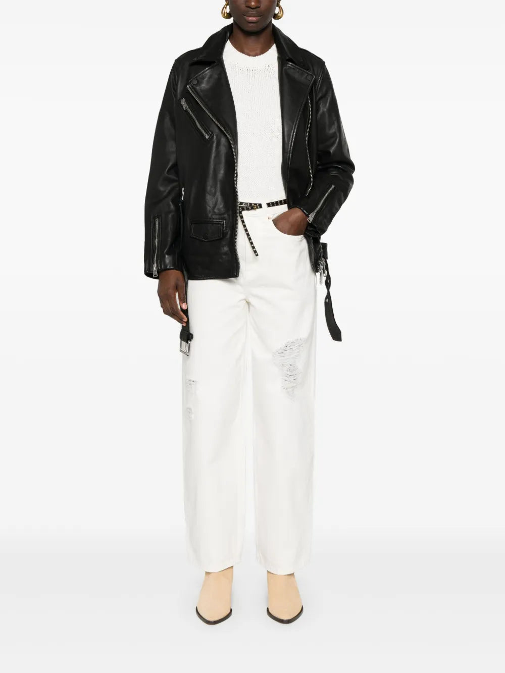 Billie Leather Biker Jacket