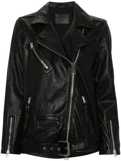 Billie Leather Biker Jacket