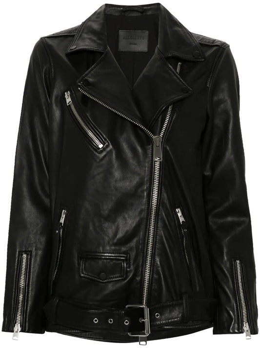 Billie Leather Biker Jacket