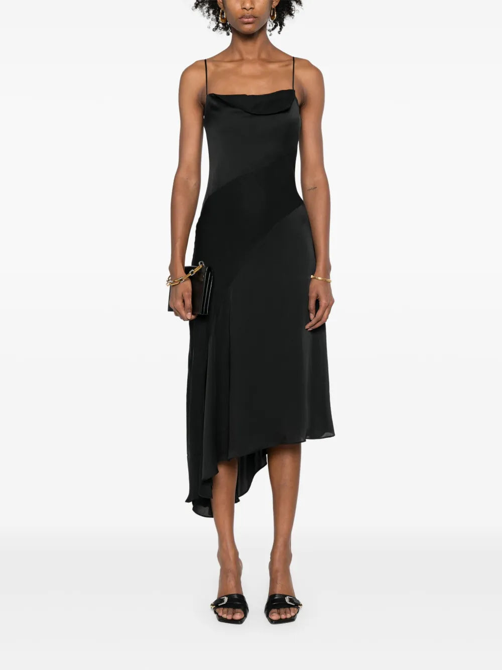 Una Satin Midi Dress