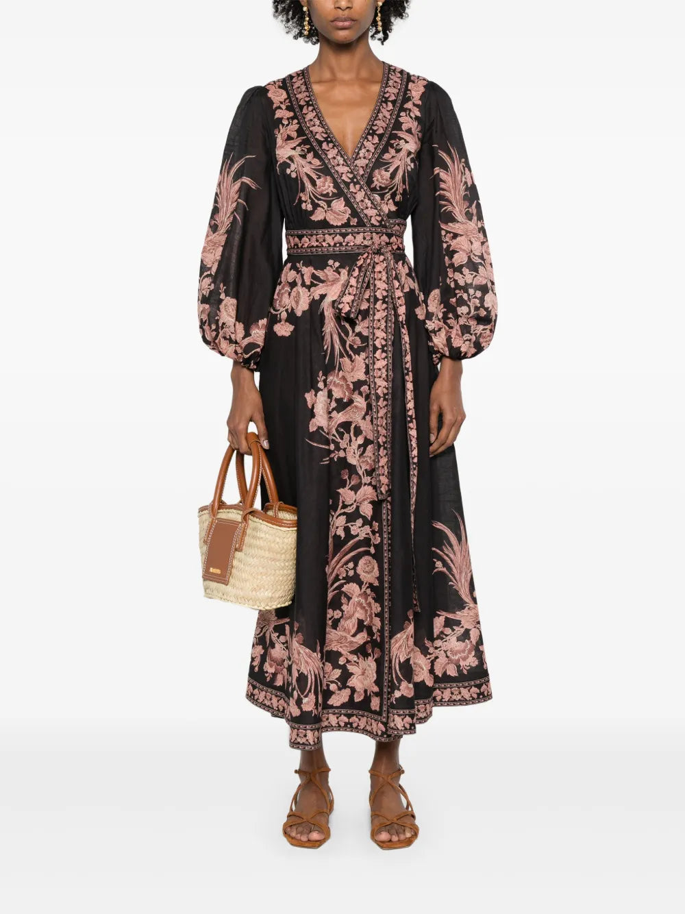 Waverly Wrap Midi Dress