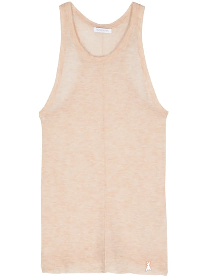 Fine-Knit Wool Knitted Top